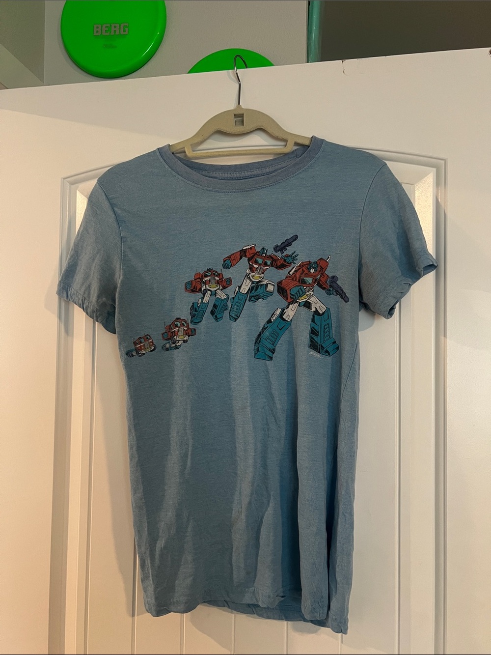 Loot Crate Light Blue Graphic Robot Tee